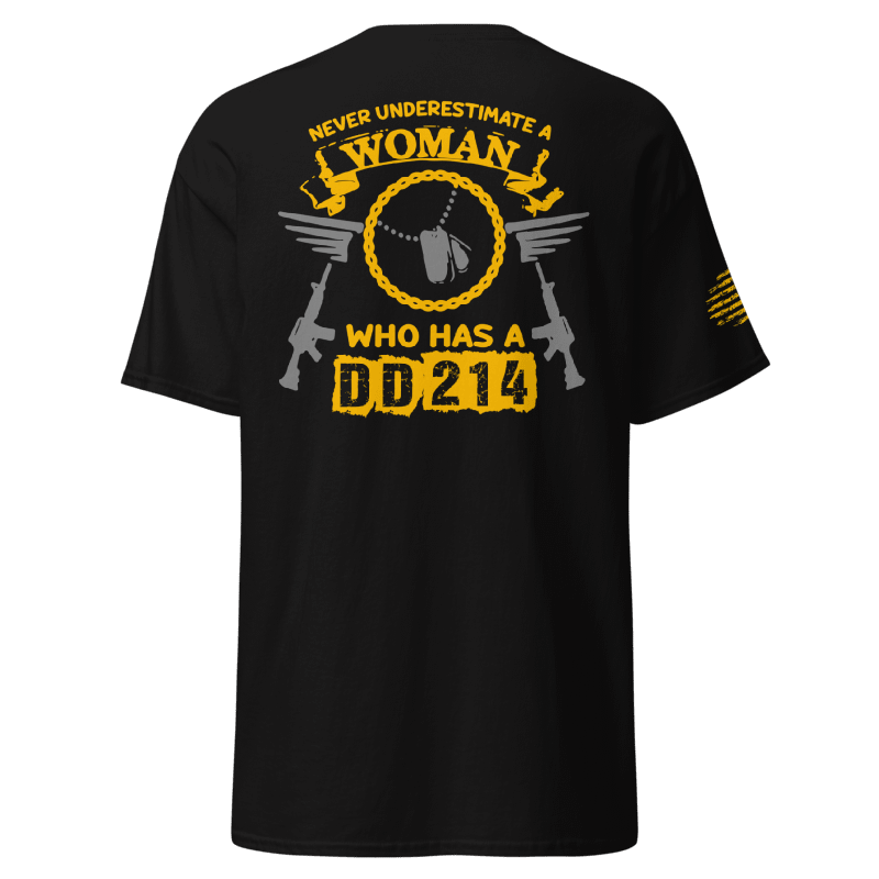 A Woman and Her DD-214 T-Shirt