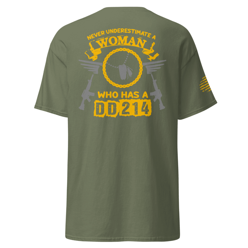 A Woman and Her DD-214 T-Shirt