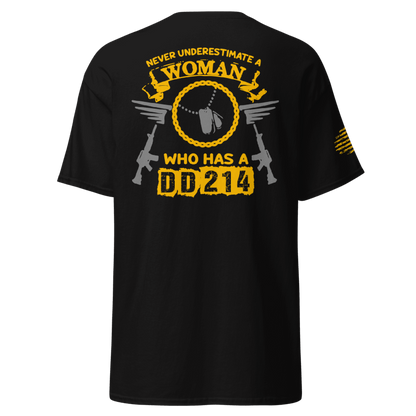 A Woman and Her DD-214 T-Shirt